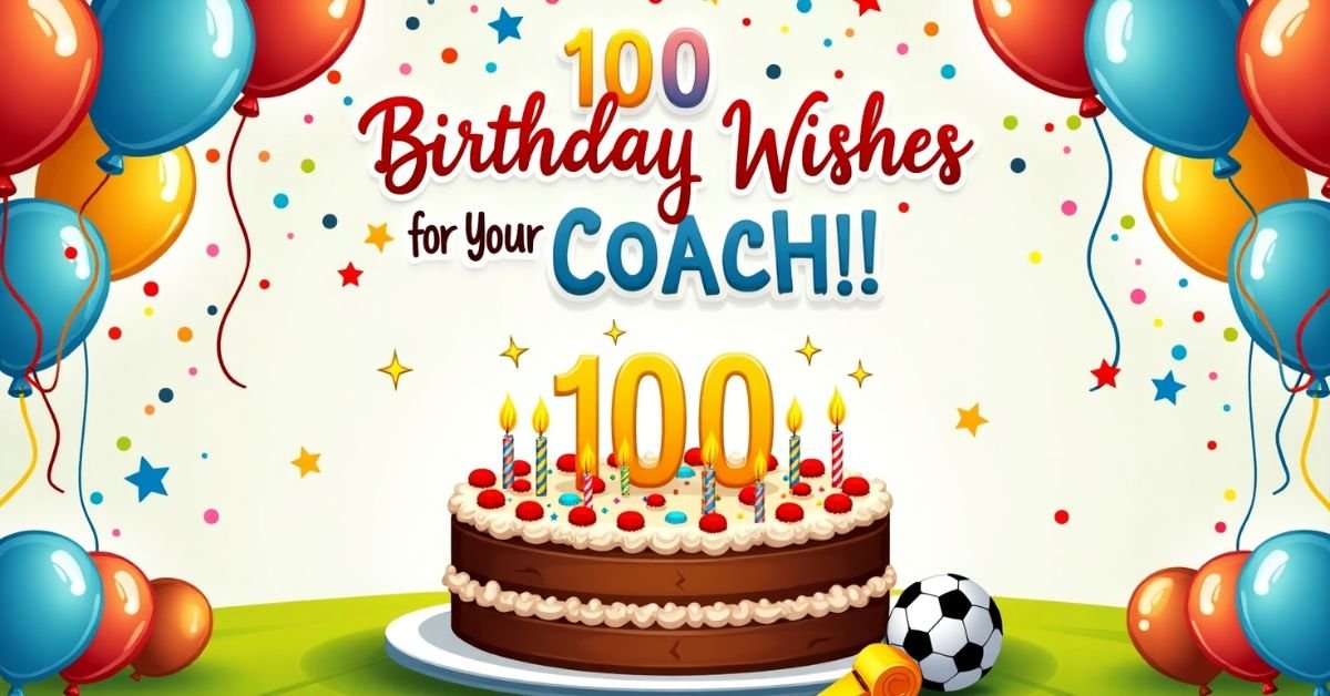 100 Birthday Wishes for Your Coach!