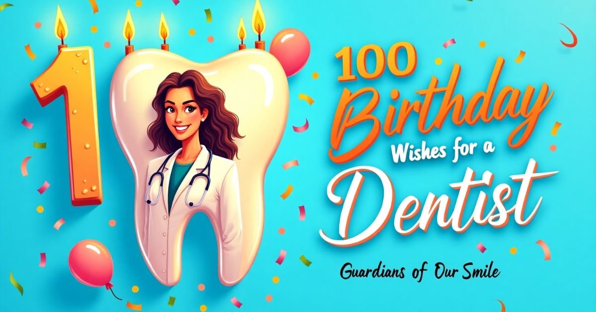 100 Birthday Wishes for a Dentist Celebrating the Guardians of Our Smiles