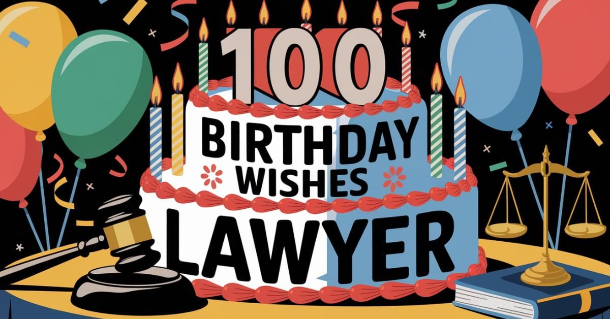 100 Birthday Wishes for a Lawyer- Celebrating Legal Eagles with Style