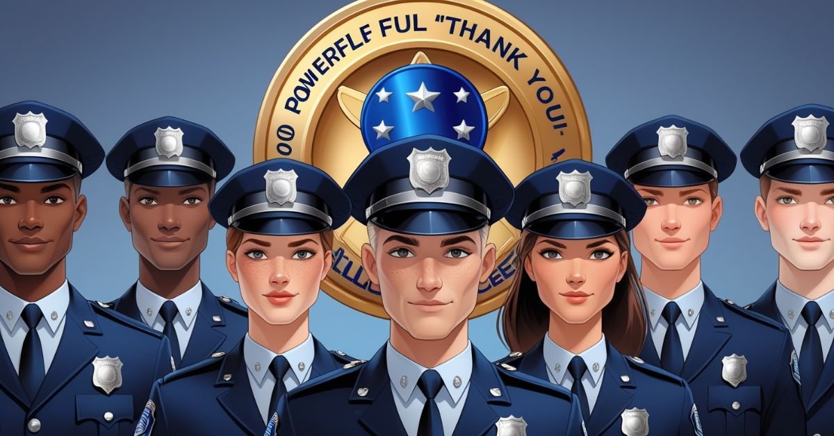 100 Powerful “Thank You” Messages for Our Brave Police Officers