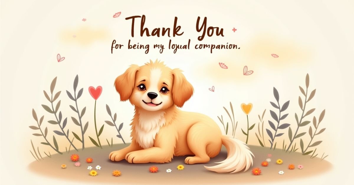 100 Thank You Message for My Dog who Passed Away