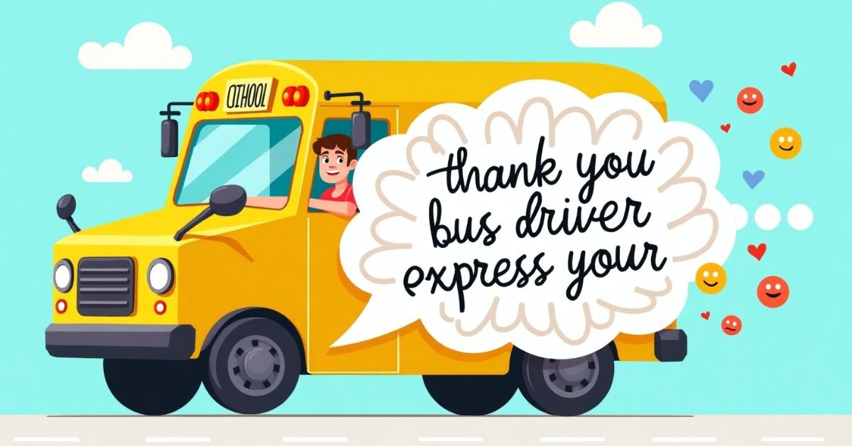 60 Thank You Bus Driver Messages to Express Your Kindness!