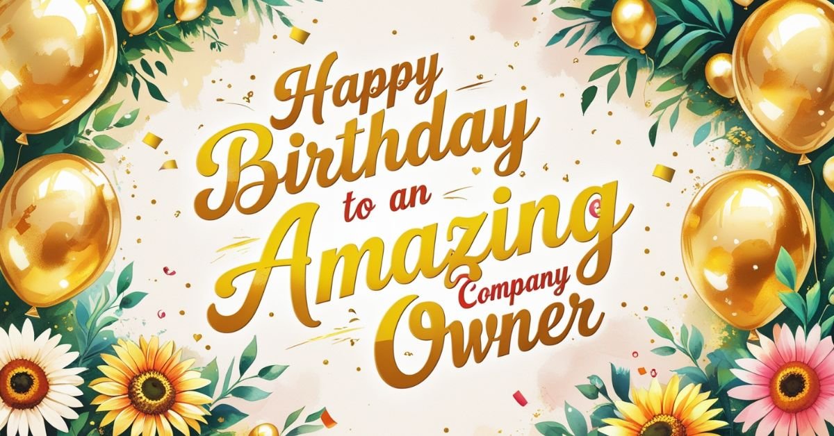 82 Heartfelt Birthday Wishes That Will Make Any Company Owner’s Day