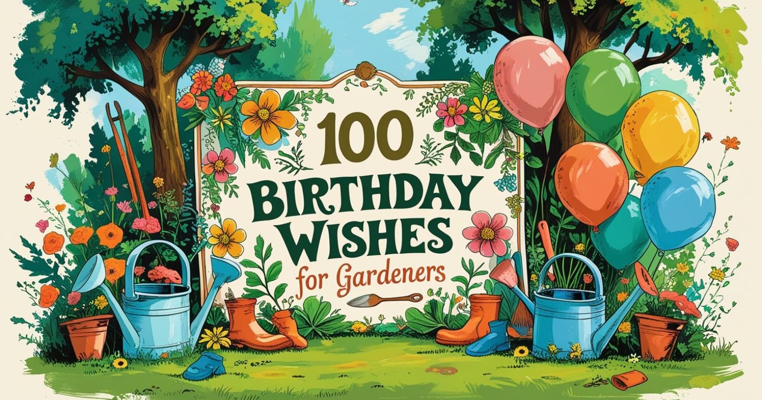 90 Birthday Wishes for Gardeners (Funny and Heartfelt Messages)